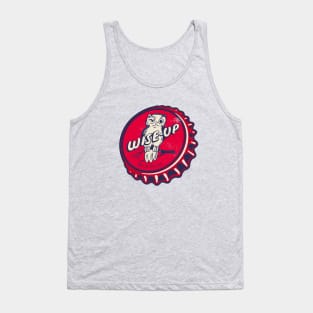 Vintage Wise Up Soda Bottlecap Tank Top